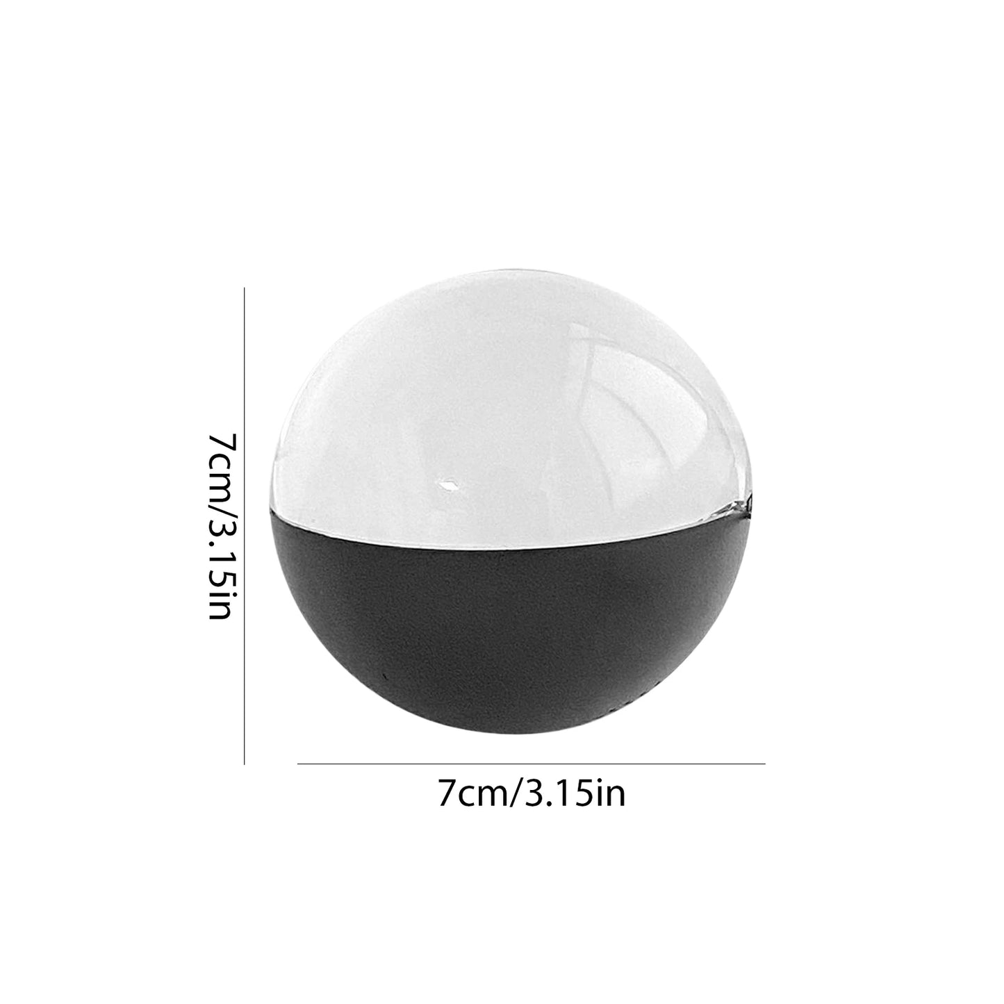 Enchanting 3D Video Crystal Ball with Elegant Black Base - The Perfect Memory Sphere Lamp for Unforgettable Gifts and Celebrations